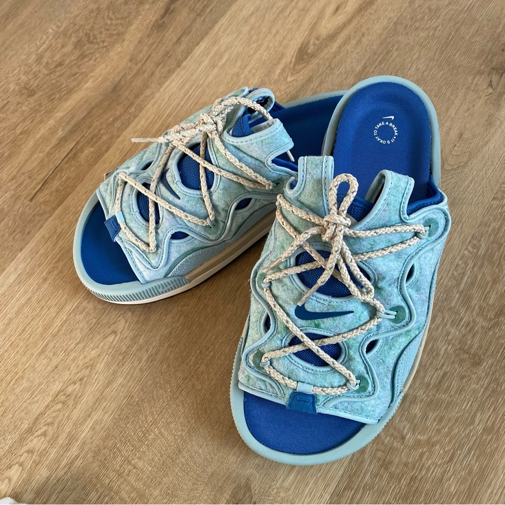 Nike Mens Offline 2.0 Mule Sandal Blue - Picture 11 of 13